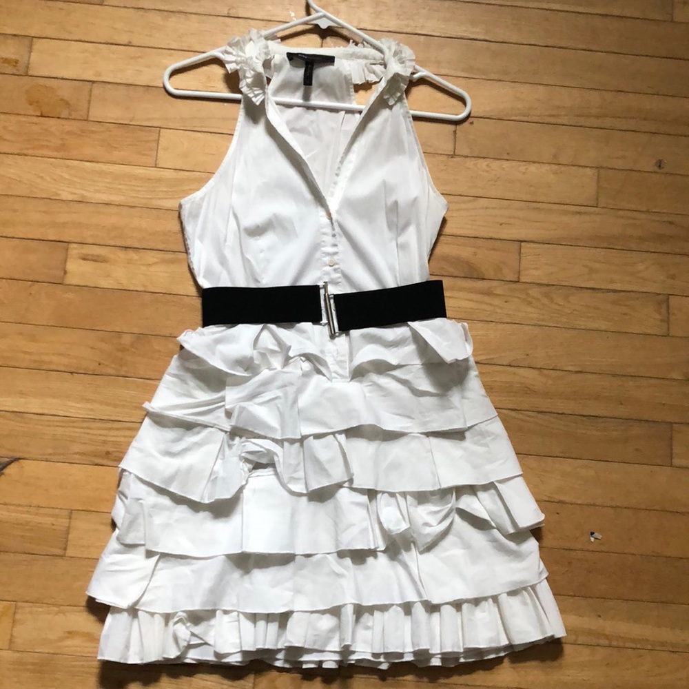 BCBG white dress